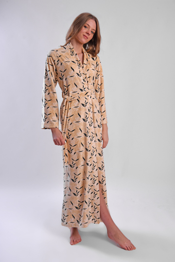W24 J&amp;A Golden Leaves 9031 Long Robe
