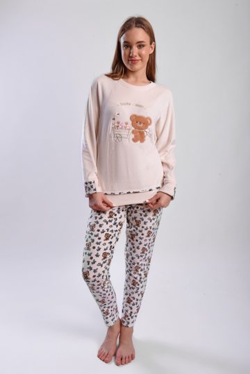 W24 J&amp;A Teddy Bear 9040 Pyjama