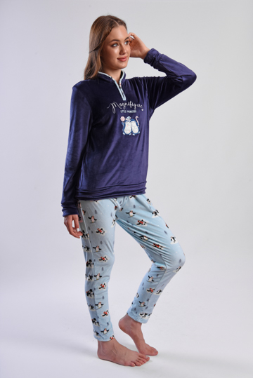 W24 J&amp;A Penguin on ice 9161 Pyjama