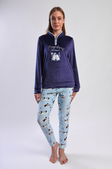 W24 J&amp;A Penguin on ice 9161 Pyjama
