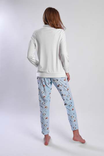 W24 J&amp;A Penguin on ice 9161 Pyjama
