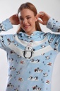 W24 J&amp;A Penguin on ice 9163 Night Dress