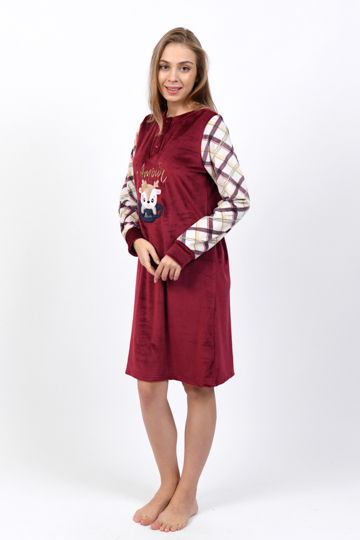 W24 J&amp;A Checkers 9070 Night Dress