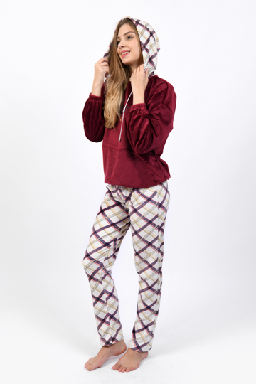 W24 J&amp;A Checkers 9072 Pyjama