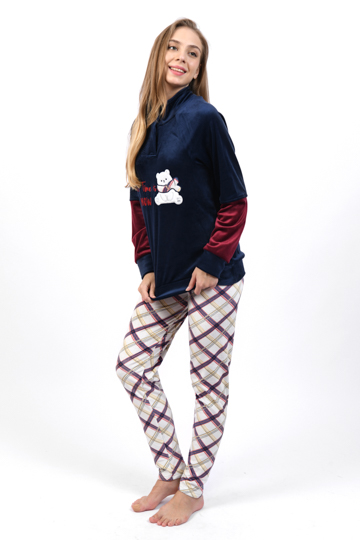 W24 J&amp;A Checkers 9071 Pyjama