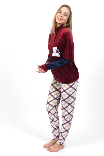 W24 J&amp;A Checkers 9071 Pyjama