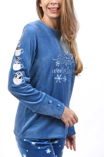 W24 J&amp;A Strip 9081 Pyjama