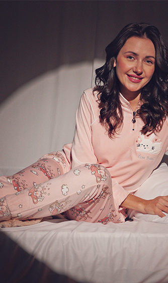 W24 J&amp;A Bunny in cup 9202 Pyjama