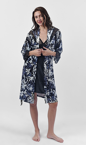 W24 J&amp;A Nighty 9181 Lingerie set with ND &amp; Robe