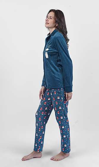 W24 J&amp;A Bear in Christmas 9226 Pyjama