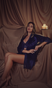W24 J&amp;A Shine Diamond 9235 Lingerie set &amp; Robe