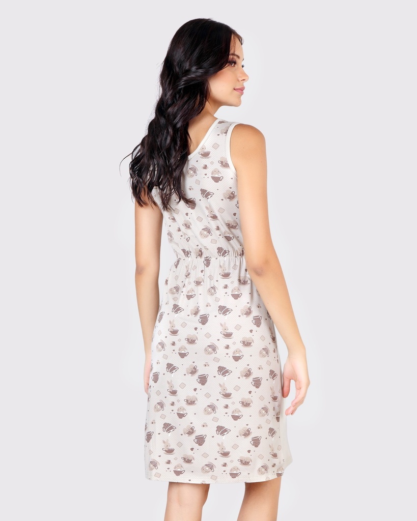 S24 J&amp;A Bunny Dots 8340 Night Dress