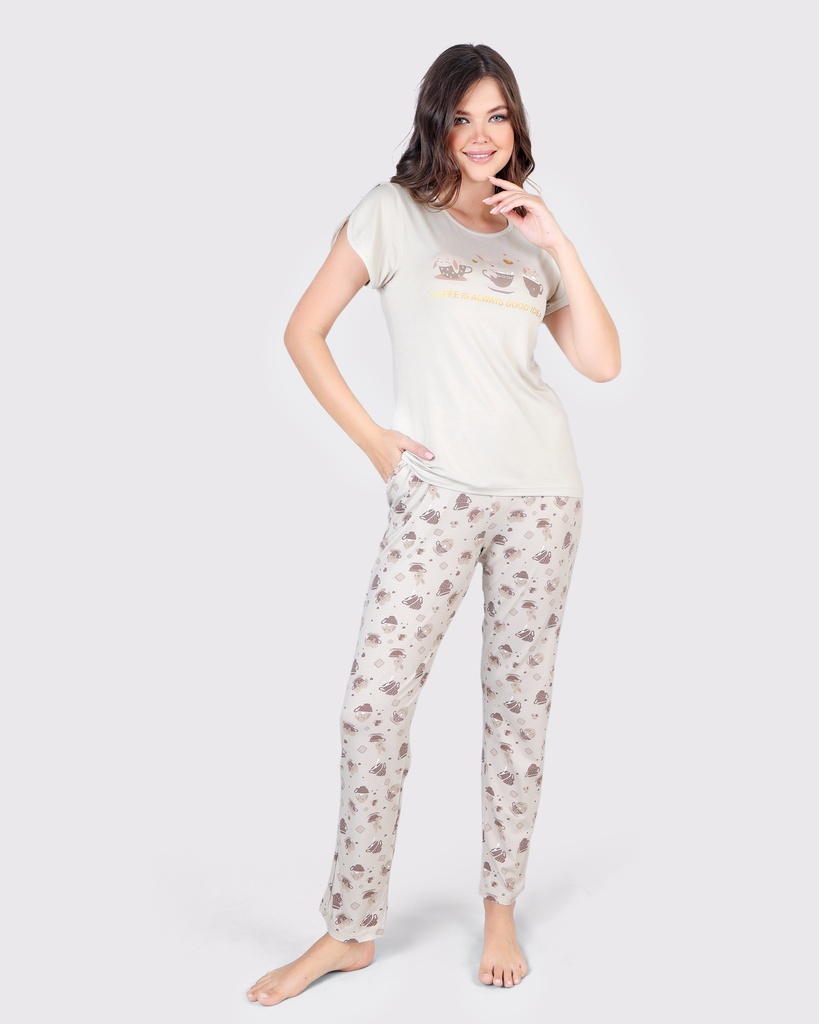 S24 J&amp;A Bunny Dots 8342 Pyjama