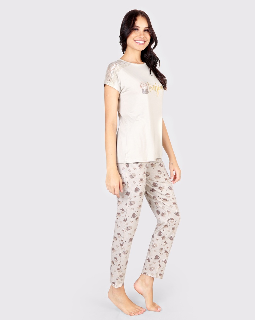 S24 J&amp;A Bunny Dots 8343 Pyjama