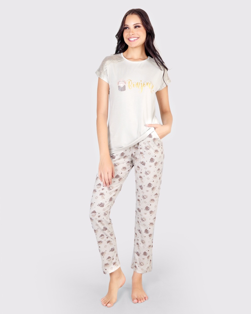 S24 J&amp;A Bunny Dots 8343 Pyjama