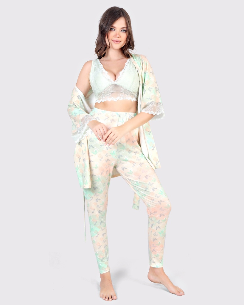 S24 J&amp;A Colorful 8212 Pyjama &amp; Robe