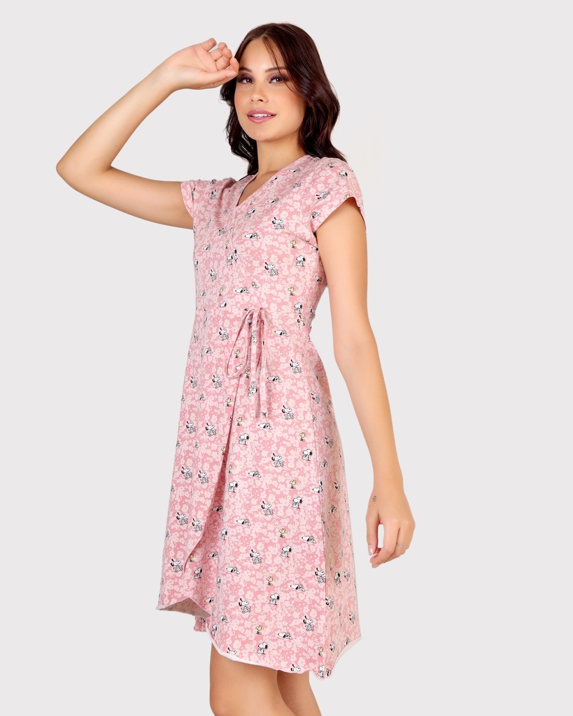 S24 J&amp;A Floral Snoopy 8061 Night Dress