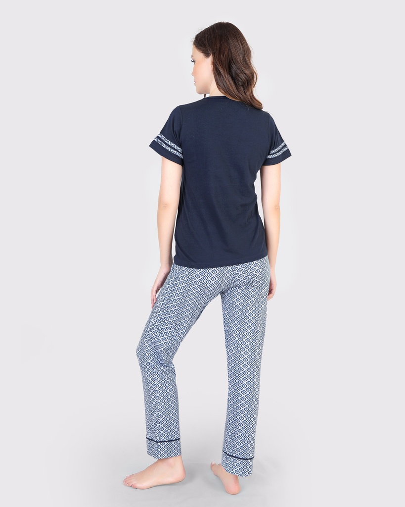 S24 J&amp;A Geomatric 8020 Pyjama