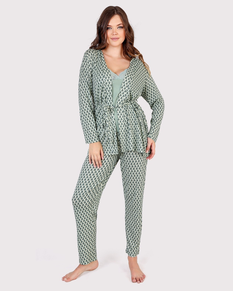 S24 J&amp;A Hot Summer 8222 Pyjama &amp; Robe