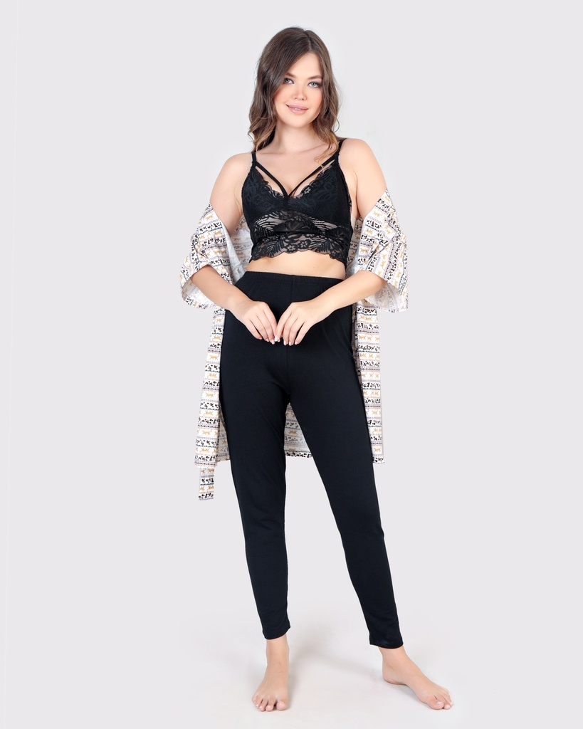 S24 J&amp;A Leo 8082 Pyjama &amp; Robe