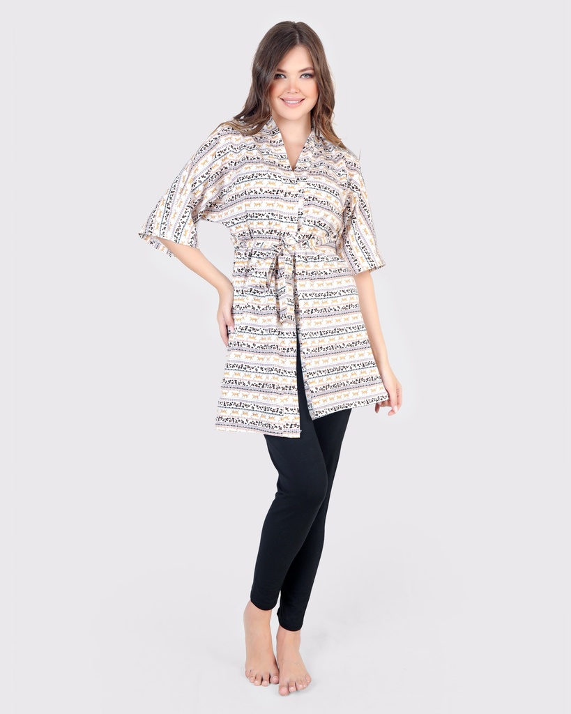 S24 J&amp;A Leo 8082 Pyjama &amp; Robe