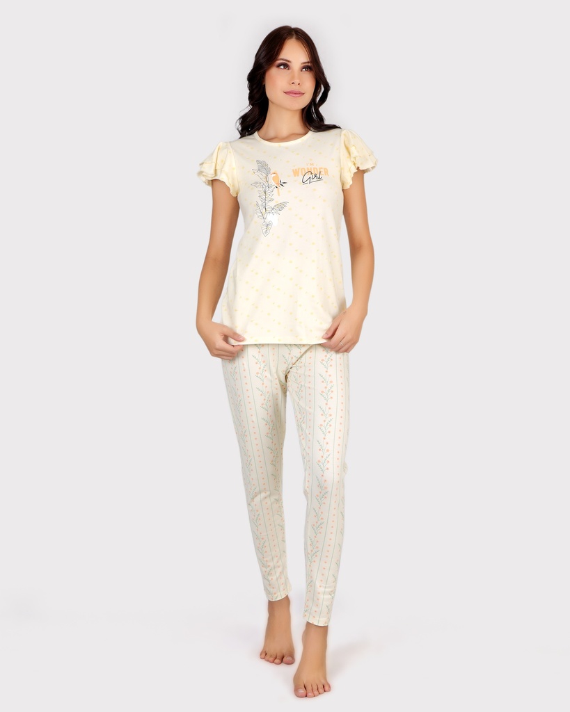 S24 J&amp;A Mini Flowers 8070 Pyjama