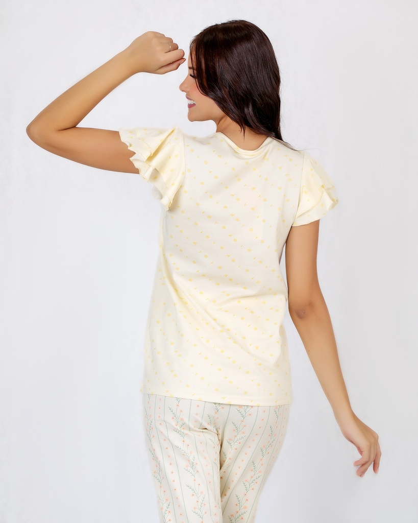 S24 J&amp;A Mini Flowers 8070 Pyjama