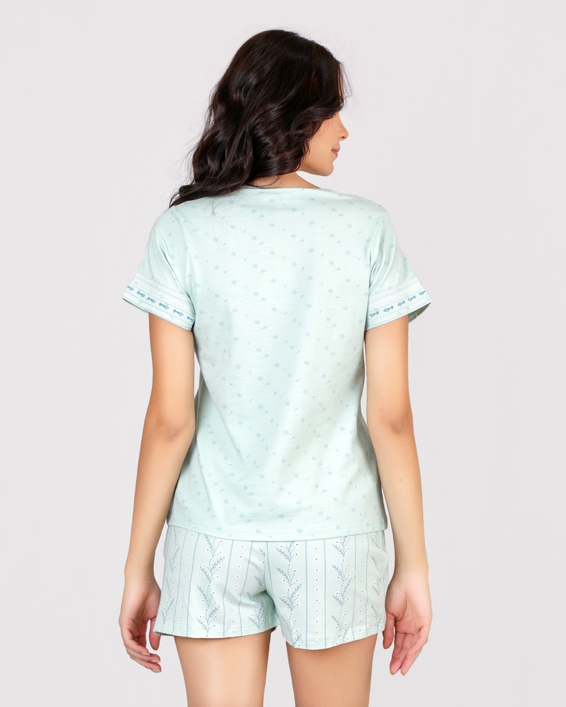 S24 J&amp;A Mini Flowers 8071 Short
