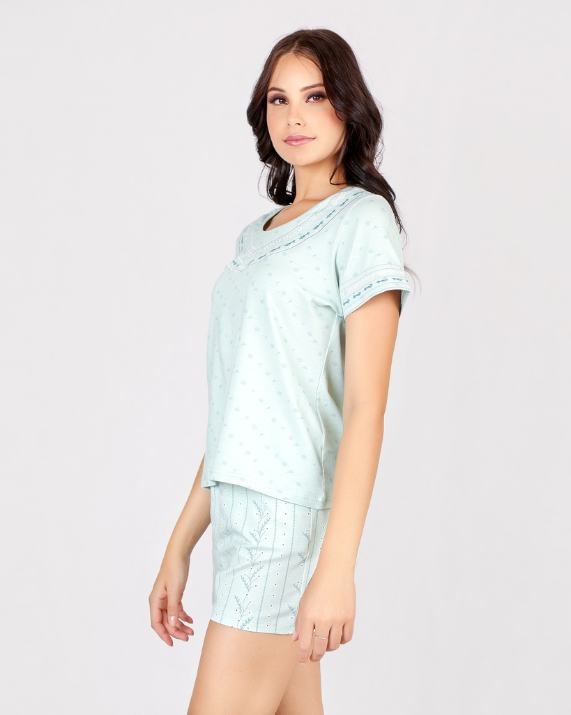 S24 J&amp;A Mini Flowers 8071 Short
