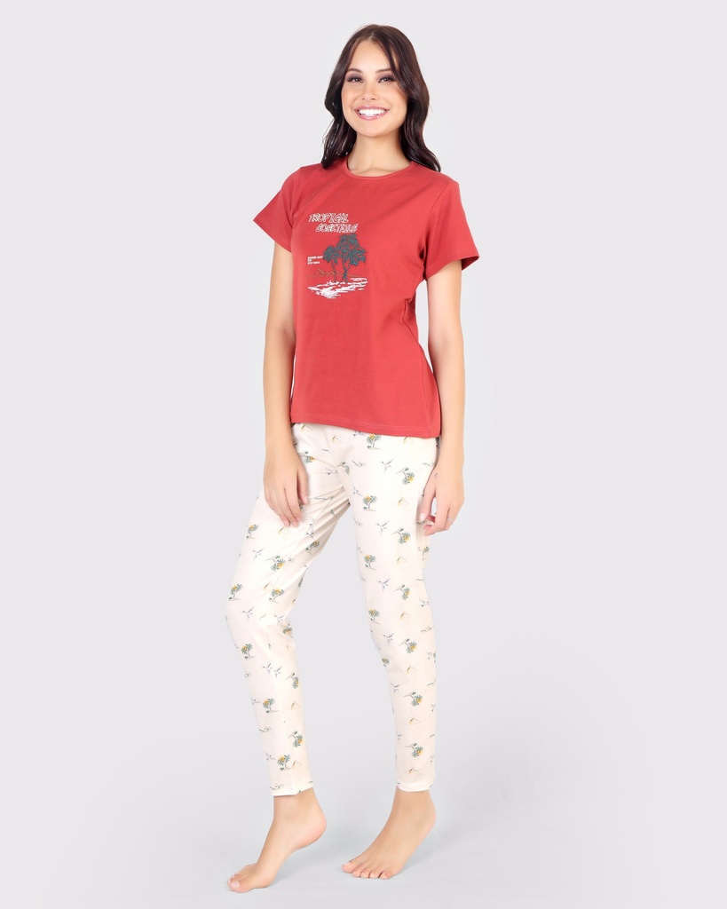 S24 J&amp;A Palm Tree 8051 Pyjama