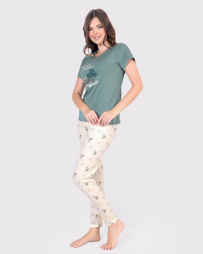 S24 J&amp;A Palm Tree 8051 Pyjama
