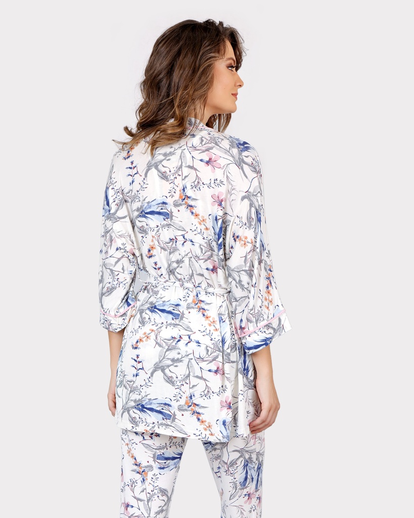 S24 J&amp;A Soft Flower 8001 Pyjama &amp; Robe