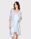 S24 J&amp;A Soft Flower 8002 Night Dress &amp; Robe