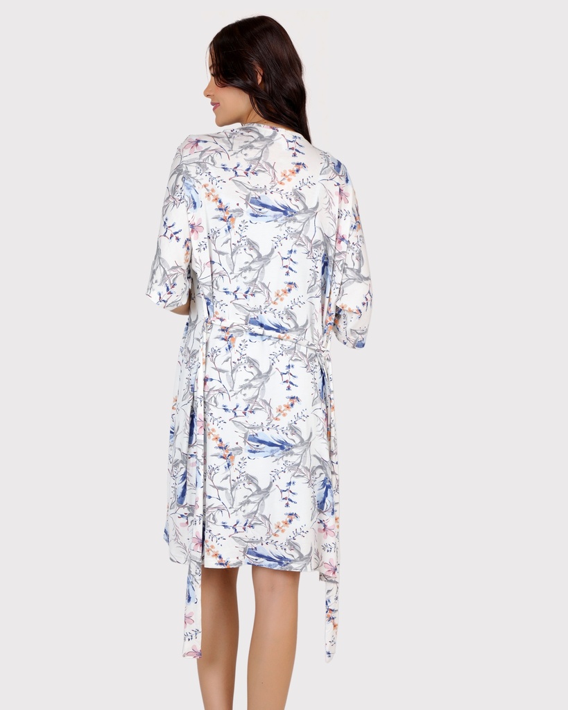 S24 J&amp;A Soft Flower 8002 Night Dress &amp; Robe