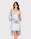 S24 J&amp;A Soft Flower 8002 Night Dress &amp; Robe