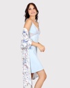 S24 J&amp;A Soft Flower 8002 Night Dress &amp; Robe