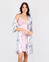S24 J&amp;A Soft Flower 8002 Night Dress &amp; Robe