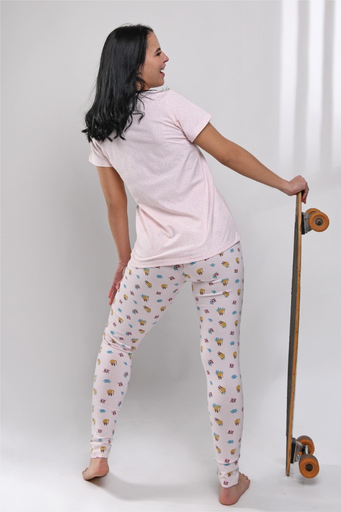 S23 J&amp;A Wild Girl 8155 pyjama