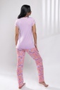 S23 J&amp;A Purple Floral 8002 pyjama