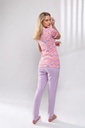 S23 J&amp;A Purple Floral 8003 pyjama