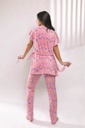 S23 J&amp;A Purple Floral 8004 pyjama &amp; Robe