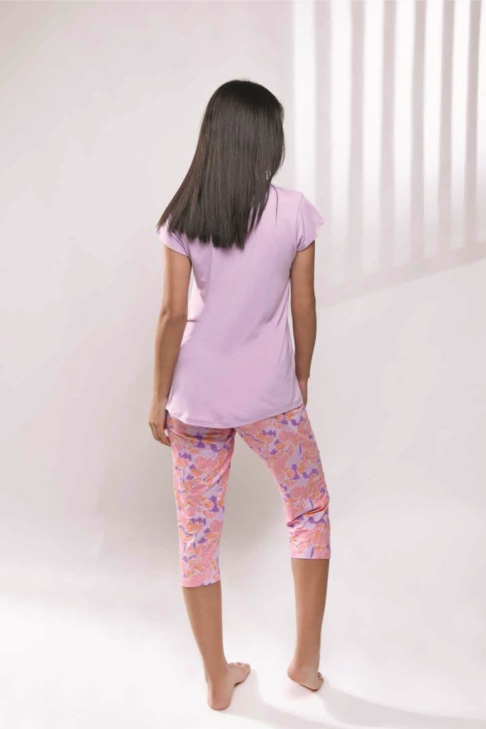 S23 J&amp;A Purple Floral 8005 premoda
