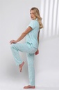 S23 J&amp;A Blue Cyal Birds 8217 pyjama