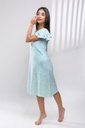S23 J&amp;A Blue Cyal Birds 8218 Night Dress