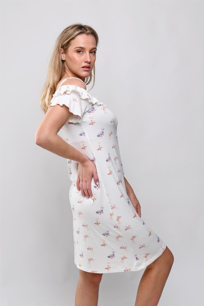 S23 J&amp;A Butter Fly Dance  8321 Night Dress