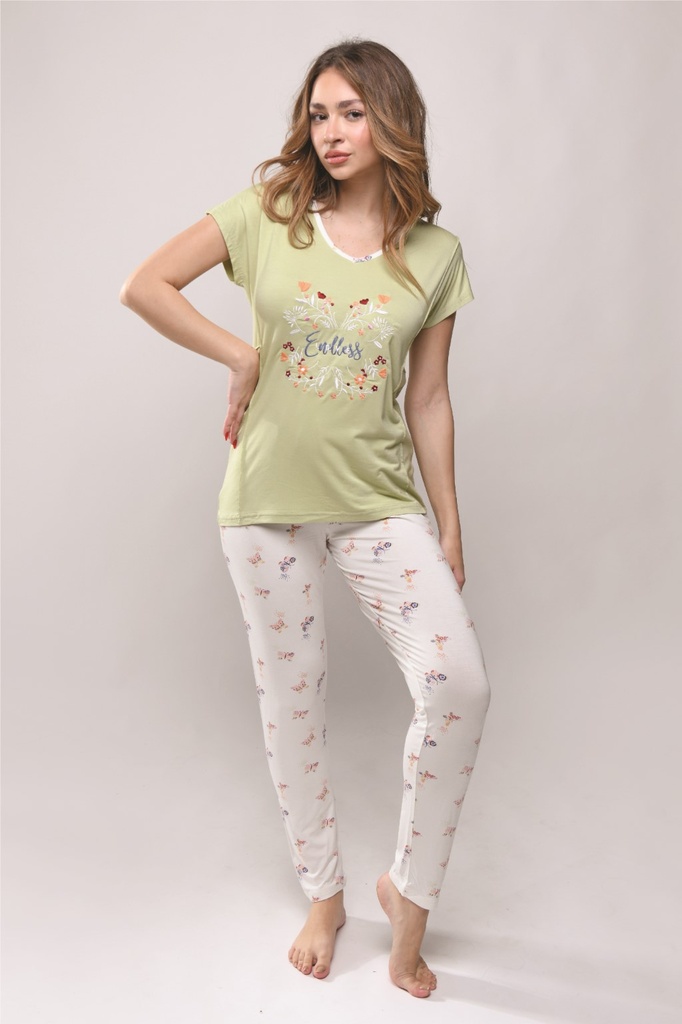 S23 J&amp;A Butter Fly Dance  8325 pyjama