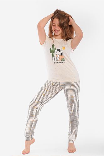 S23 J&amp;A Snoopy 8172 Teen pyjama