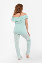 S23 J&amp;A Blue Cyal Birds 8214 Teen pyjama
