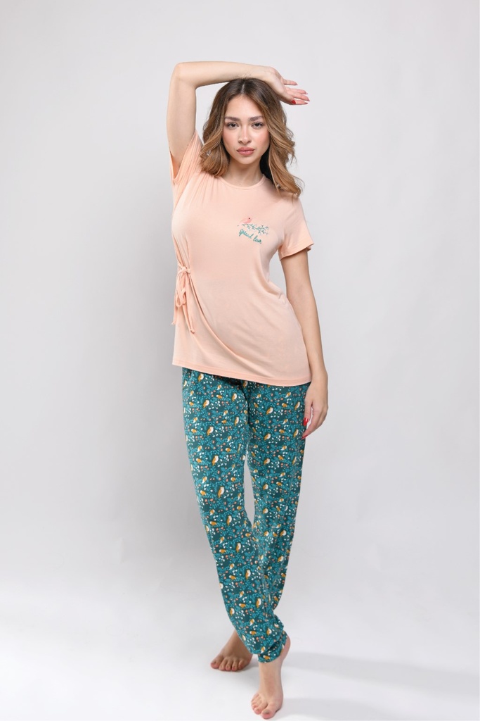 S23 J&amp;A Blooming Birds 8033 pyjama