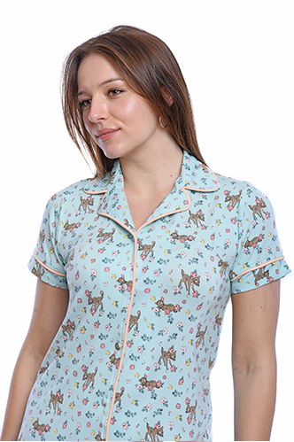 S23 J&amp;A Deer 8262 Night Dress
